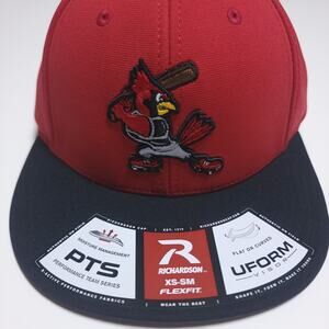 Richardson PTS 20 Cardinals Baseball Hat XS-SM Flexfit Cap Red